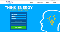 Desktop Screenshot of mythinkenergy.com